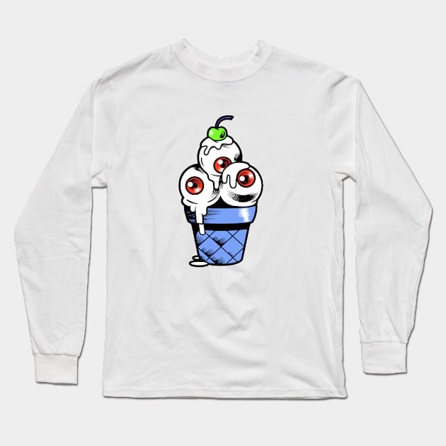 Ice Cream with Eyes-unique and trend Long Sleeve T-Shirt by roykhensin